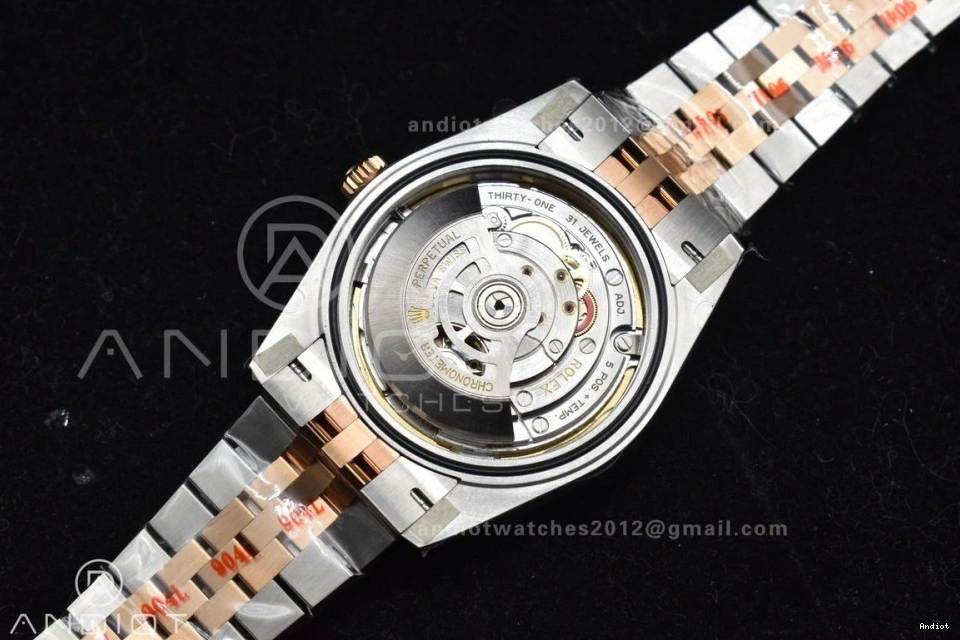 DateJust on Brown VR3235 SS Jubilee Bracelet 126333 Steel Stick Best Dial RG Edition 41 Clean 904L 1:1 0304